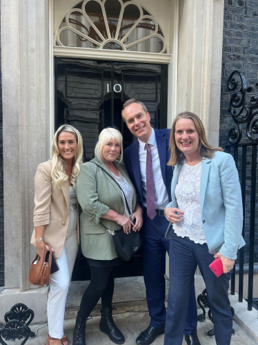 Island education champions come to Downing Street with myself