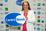 Virginia at Carers week Parliament drop in